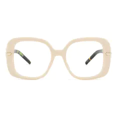 Square Cream Eyeglasses