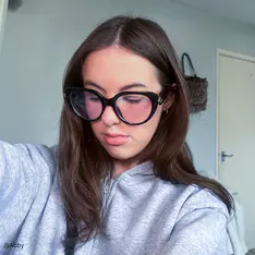 Cat-eye Black Eyeglasses