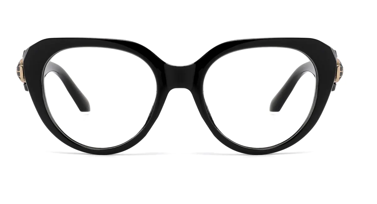 Cat-eye Black Eyeglasses
