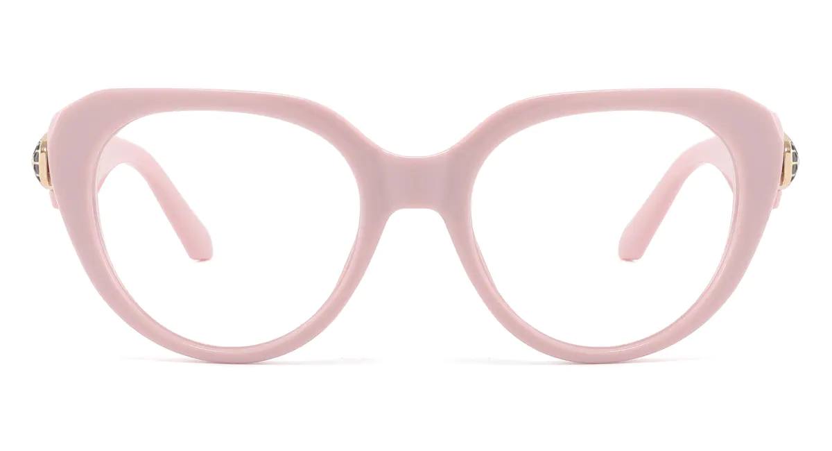 Cat-eye Pink Eyeglasses