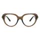Cat-eye Transparent Brown Eyeglasses