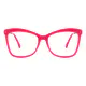 Cat-eye Red Eyeglasses