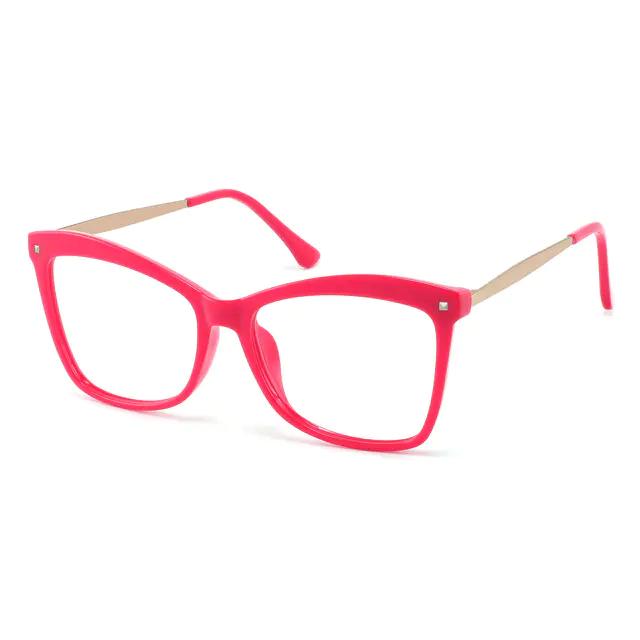 Cat-eye Red Eyeglasses