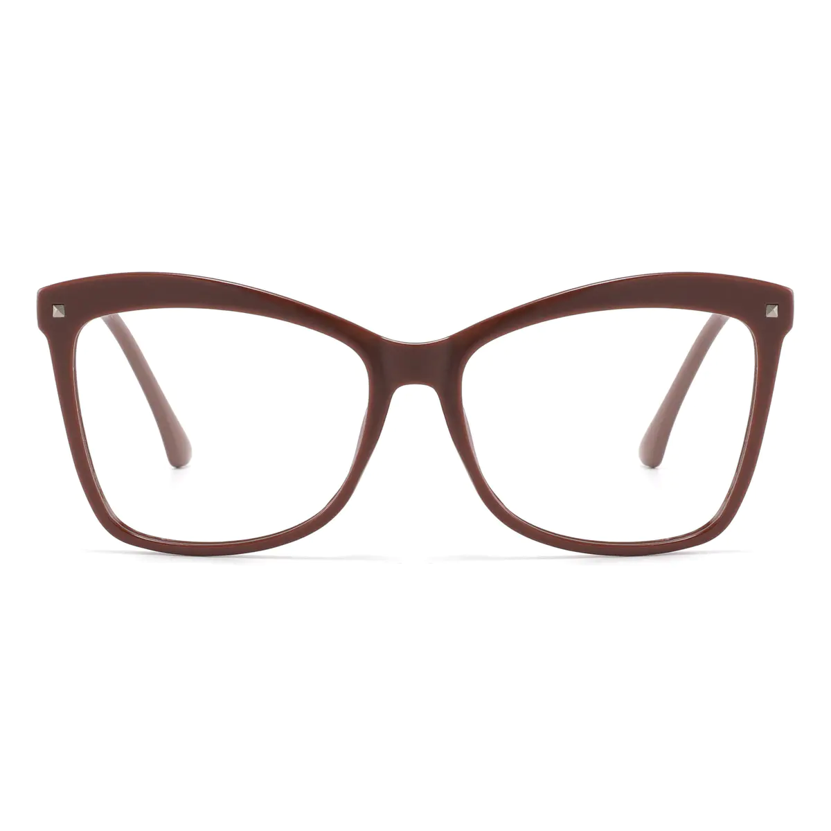 Cat-eye Brown Eyeglasses