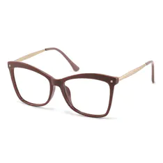 Cat-eye Brown Eyeglasses