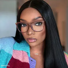 Cat-eye Brown Eyeglasses
