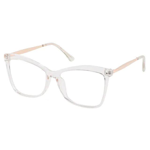 Cat-eye Clear Eyeglasses