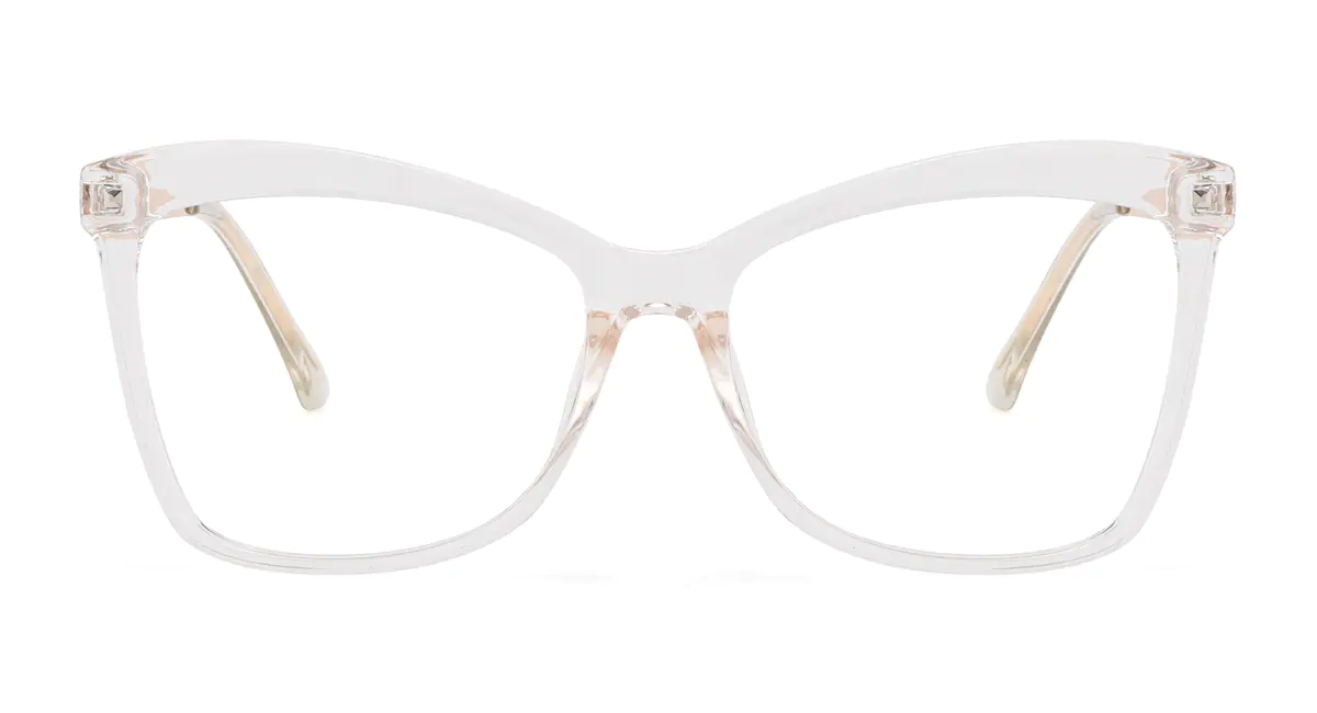 Cat-eye Clear Eyeglasses