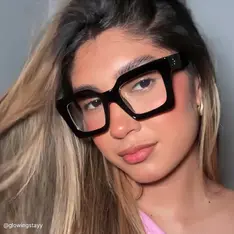 Square Black Eyeglasses