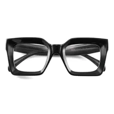 Square Black Eyeglasses