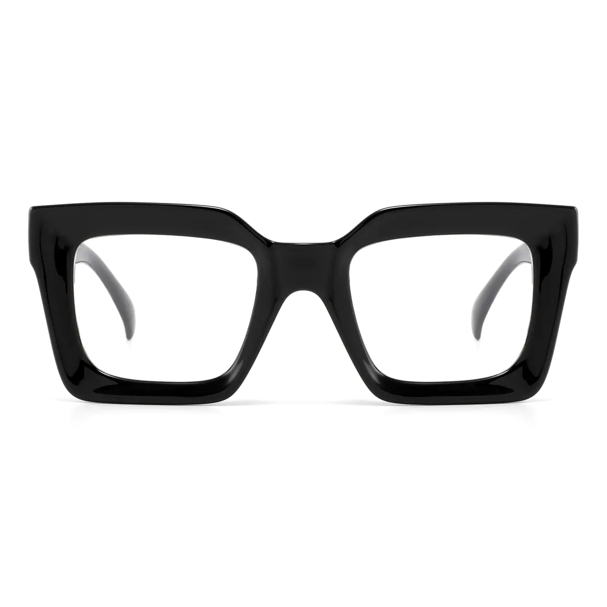 Square Black Eyeglasses