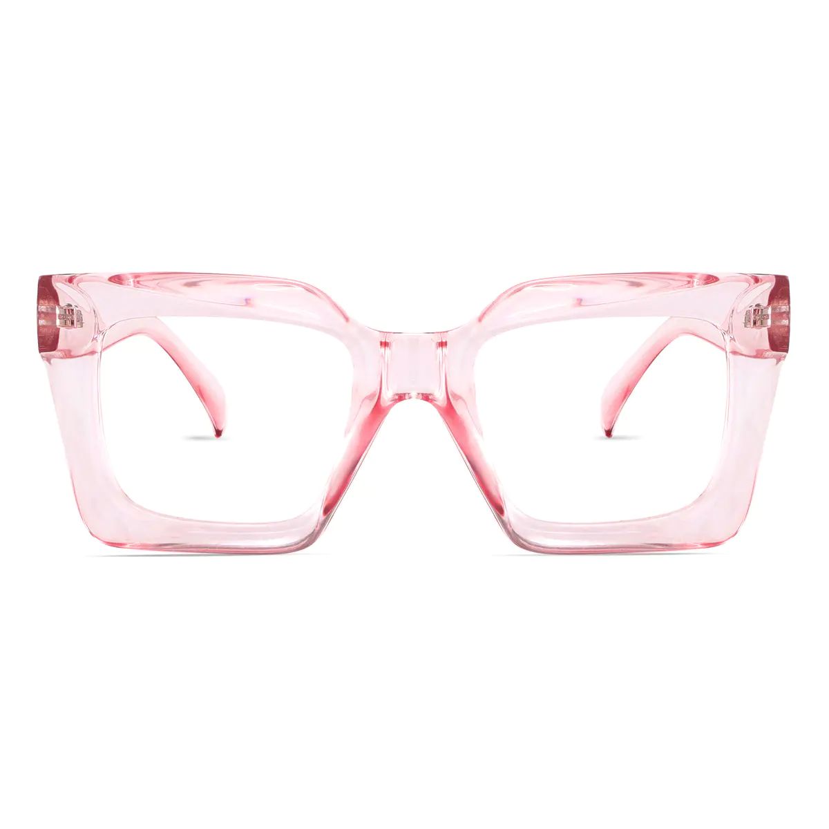 Square Pale Pink Eyeglasses