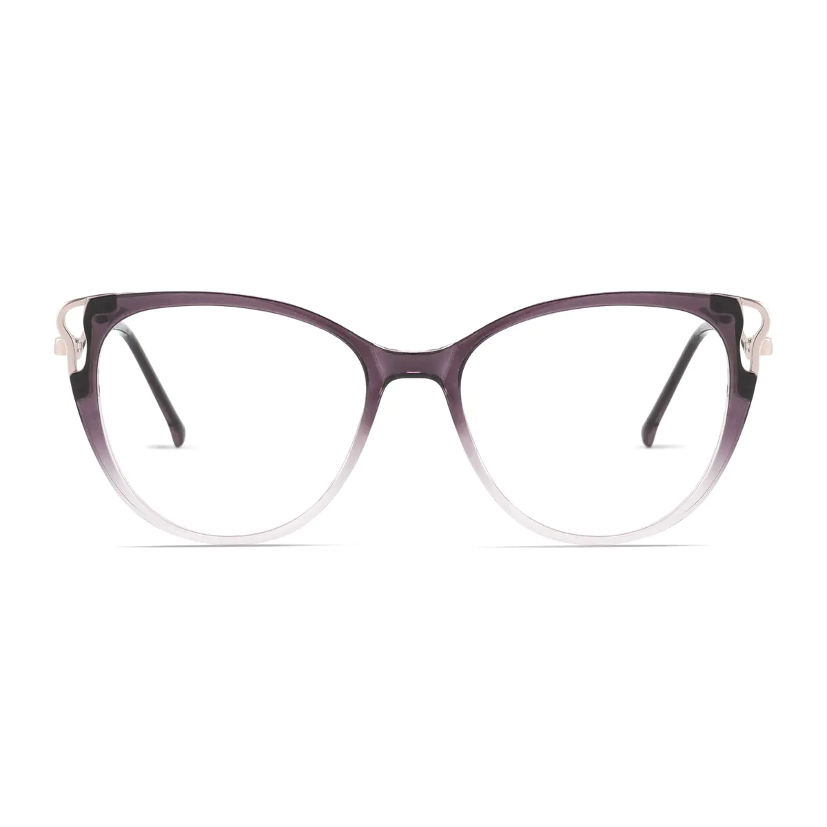 Cat-eye Gradient Purple Eyeglasses