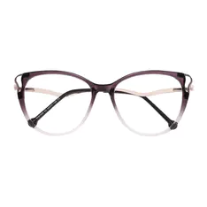 Cat-eye Gradient Purple Eyeglasses