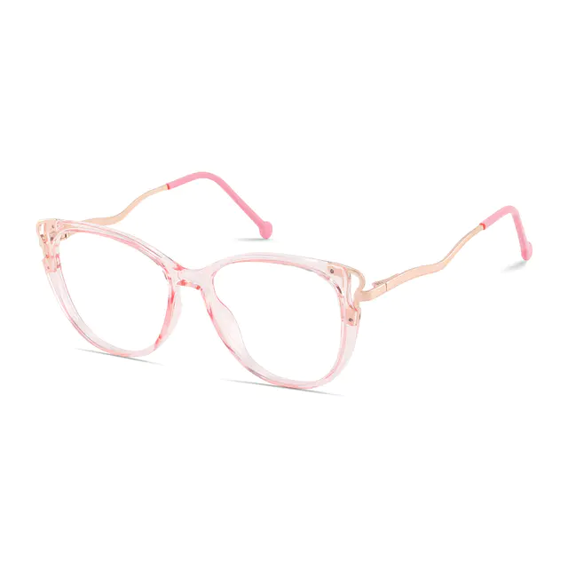 Cat-eye Pink Eyeglasses