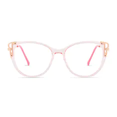 Cat-eye Pink Eyeglasses
