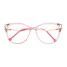 Cat-eye Pink Eyeglasses