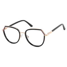 Geometric Black Eyeglasses