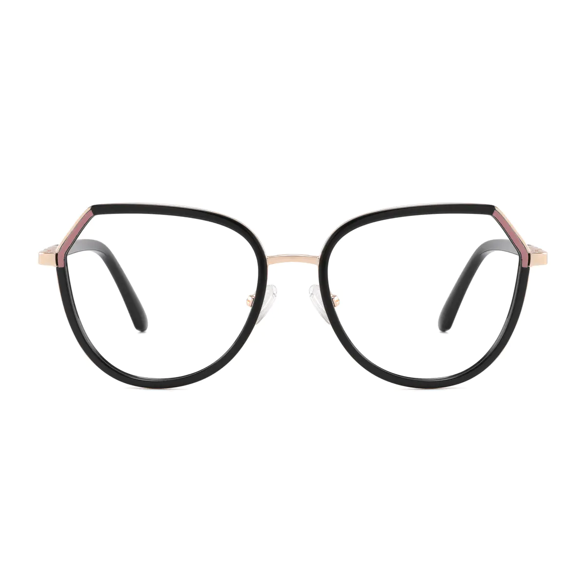 Geometric Black Eyeglasses