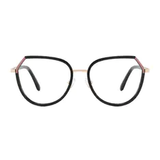 Geometric Black Eyeglasses