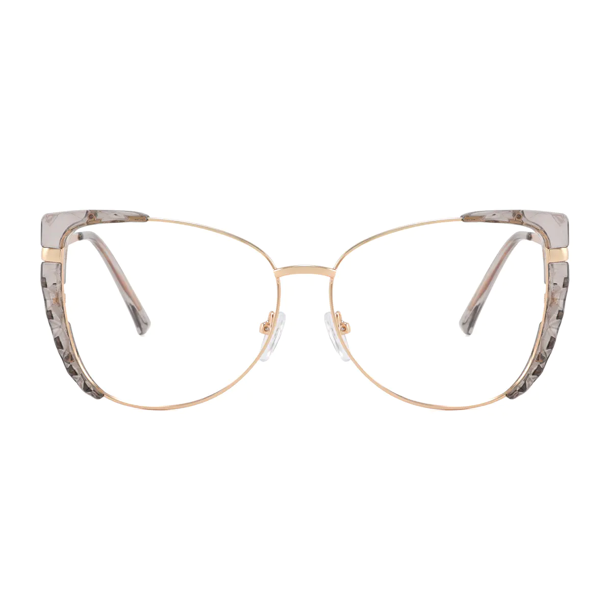 Cat-eye Gray Eyeglasses