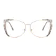 Cat-eye Gray Eyeglasses