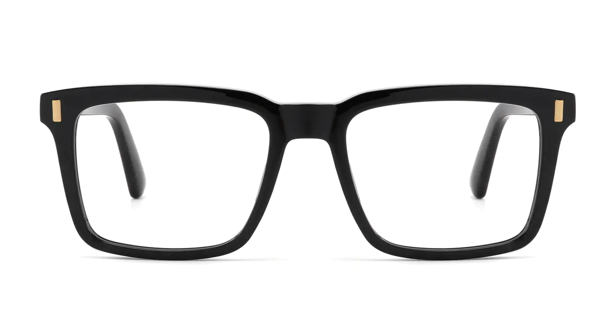 Square Black Eyeglasses