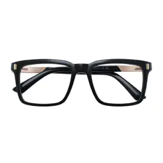 Square Black Eyeglasses