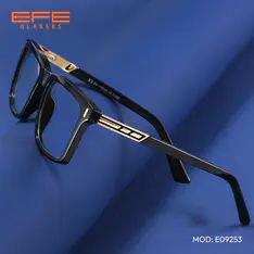 Square Black Eyeglasses