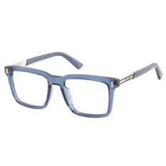 Rectangle Blue Eyeglasses