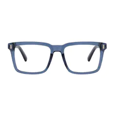 Rectangle Blue Eyeglasses