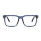 Rectangle Blue Eyeglasses