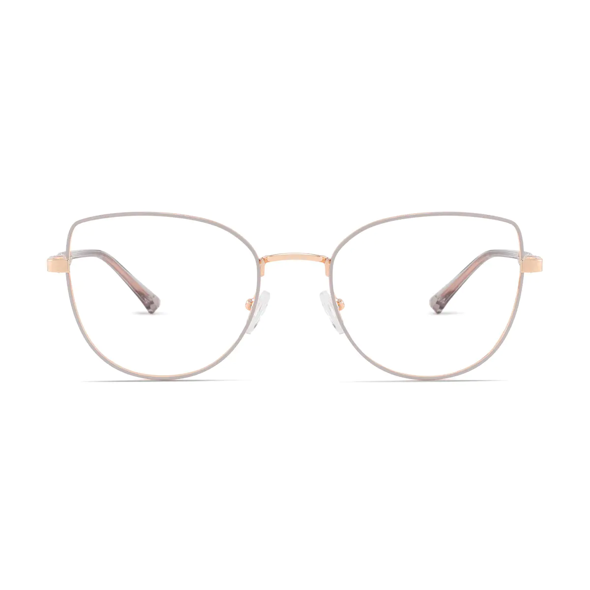 Cat-eye Gray Eyeglasses