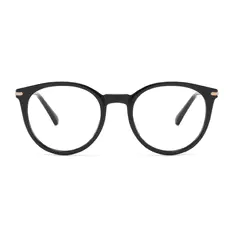 Round Black Eyeglasses