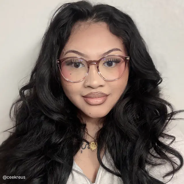 Round Transparent Gray Eyeglasses