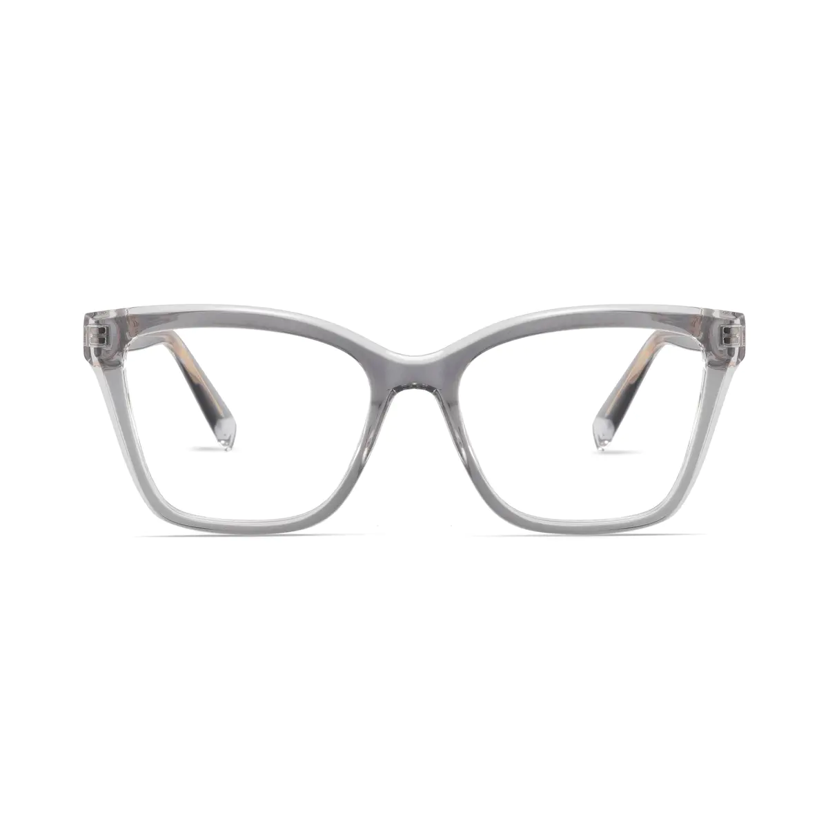 Square Gray Eyeglasses