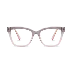 Cat-eye Gradient Gray Eyeglasses