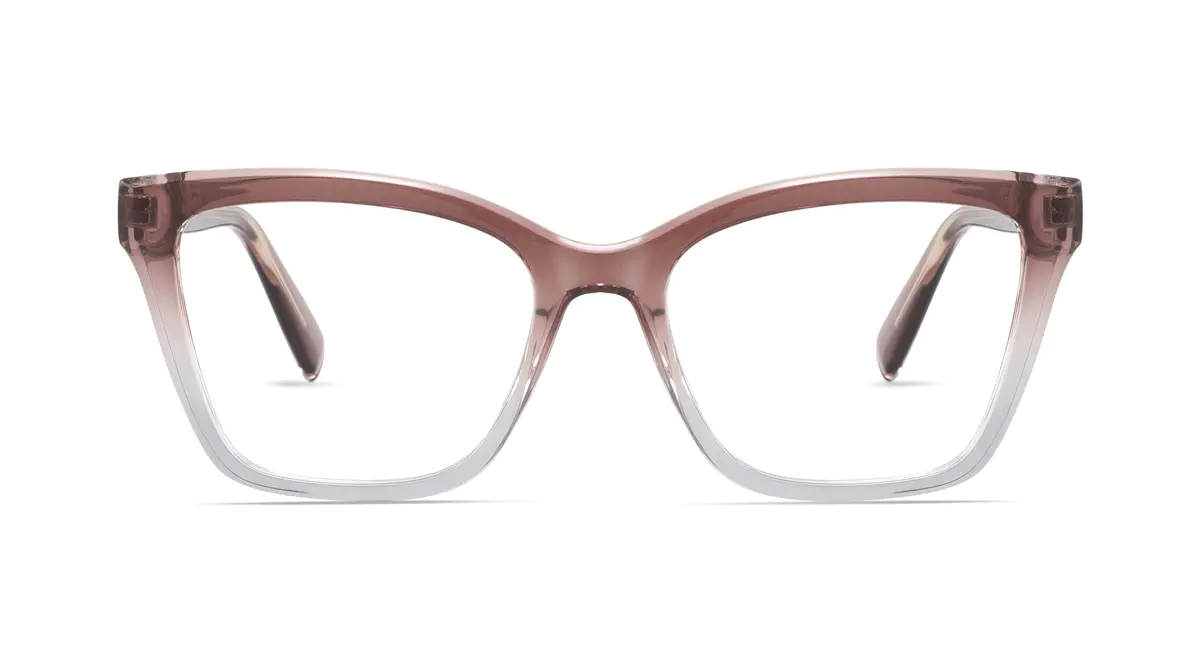 Cat-eye Light Brown Eyeglasses