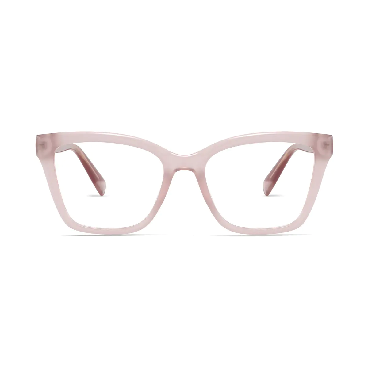 Square Pink Eyeglasses