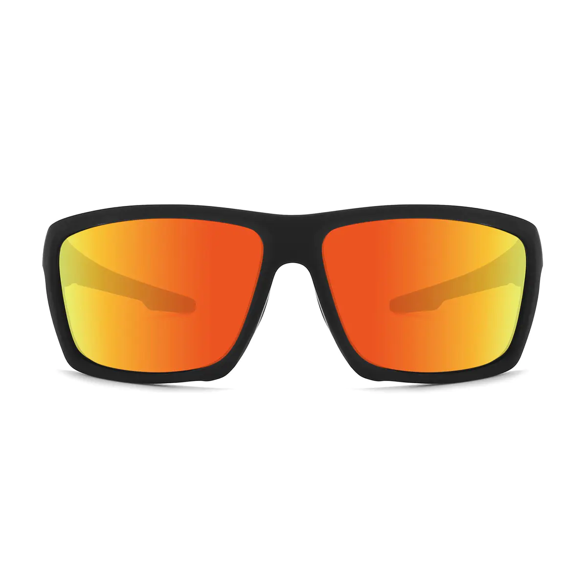 Rectangle Red/Black Sunglasses