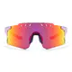Geometric Transparent Purple Sunglasses