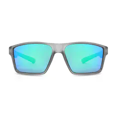 Rectangle Transparent Gray Sunglasses