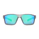 Rectangle Transparent Gray Sunglasses