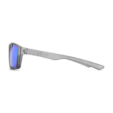 Rectangle Transparent Gray Sunglasses