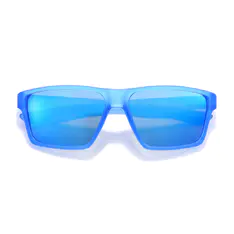 Rectangle Transparent Blue Sunglasses