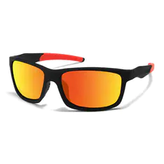 Rectangle Red/Black Sunglasses