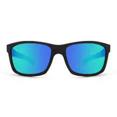 Rectangle Black/Green Sunglasses