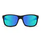 Rectangle Black/Green Sunglasses