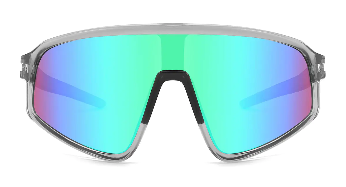 Geometric Gray Sunglasses