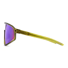 Geometric Transparent Green Sunglasses